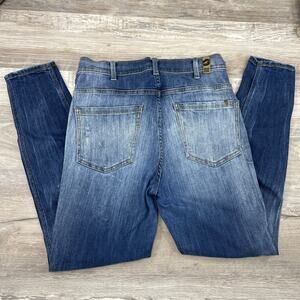 Skargorn Jeans Bones Skinny Med Blue Stretch Rikke Korff Womens size 29